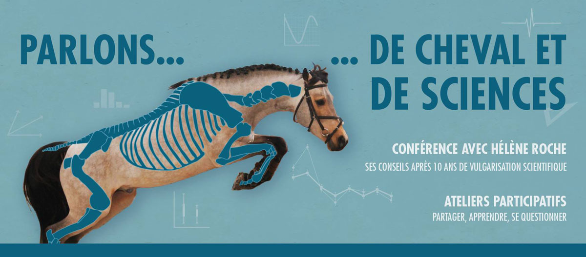 Parlons de cheval et de sciences - Flyer rencontre vulgarisation