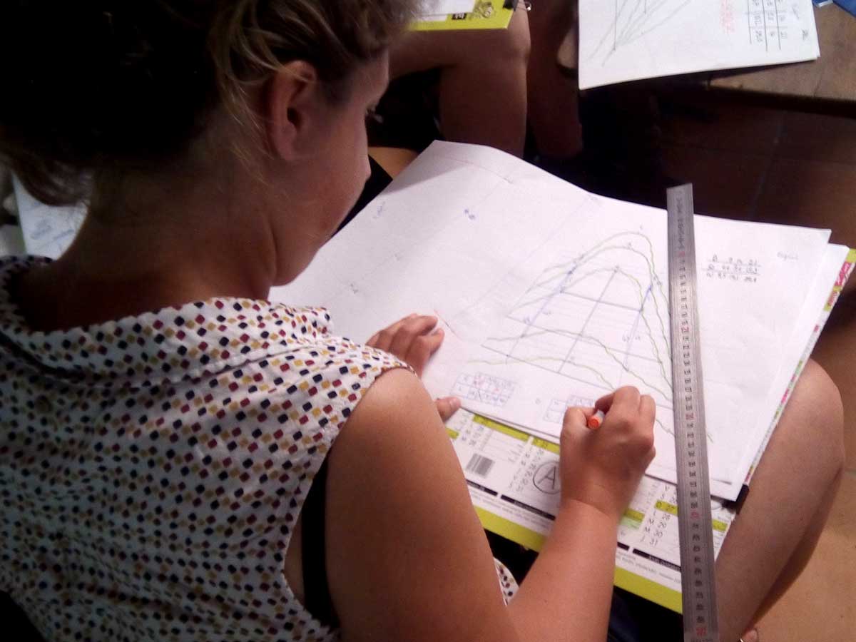 Prise de mesure pour le projet de recherche participative Typologie de dos